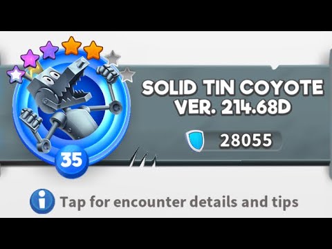Looney Tunes World of Mayhem 9.5# Solid Tin Coyote Boss