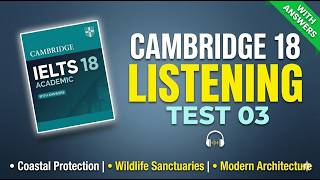Cambridge IELTS 18 Listening Test 3 with Answers | Latest IELTS Listening Practice Test 2026