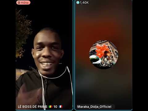 BOSS DE PARIS EN LIVE AVEC MARAKA DIDJA 