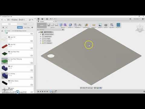 PLTW IED 5.5 - Rectangular Pattern in Fusion 360