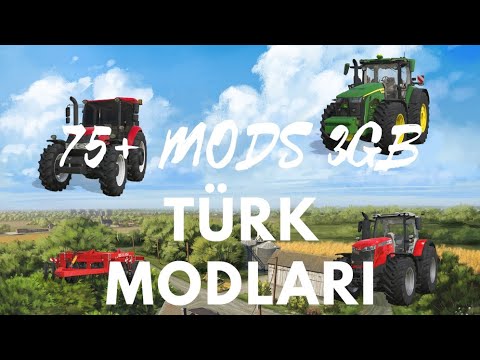FS23 Toplu link 75+ nadir Türk modları Sera modu