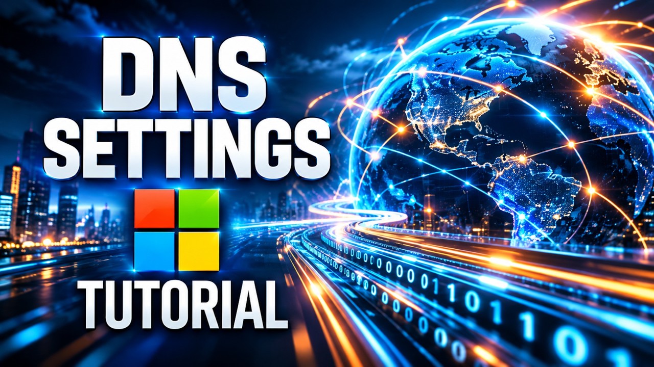 How to Change WINDOWS DNS SERVER for Faster Internet!