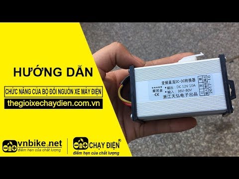 Hướng dẫn chức năng bộ đổi nguồn xe máy điện 12V