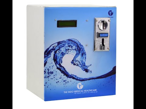 Indo med lcd smart card and multi coin water atm