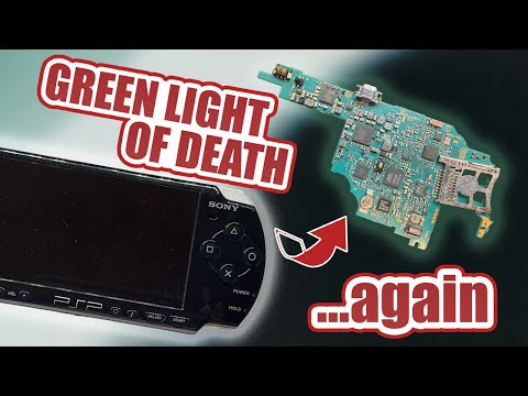 FIX MY PSP #06 – ✳️ Green Light of Death...again: Teardown & Reparaturversuch! 🔧💡