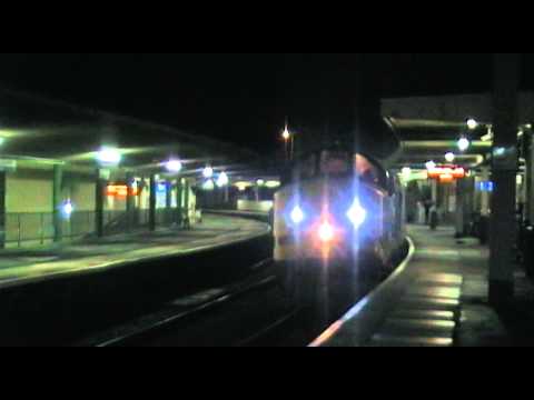 37601/37218 6K73 Sellafield - Crewe leaving Carnforth 15th November 2010