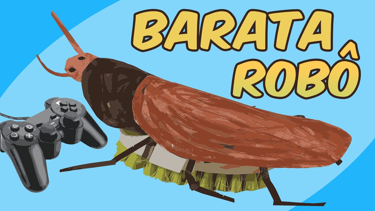 Como fazer uma barata robótica com controle de PS2