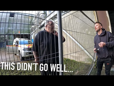 WE GOT KICKED OUT OF AN ABANDON BUILDING... (FPV DRONE CRASHES)