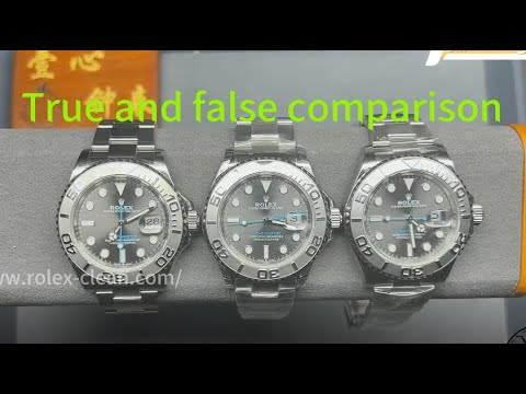 Rolex Yacht-Master Genuine and Fake Comparison