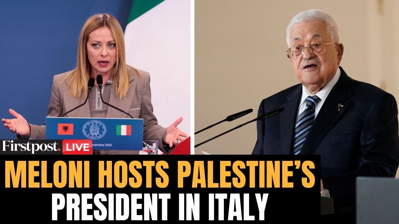 Palestinian President in Rome LIVE: Italy's Meloni, Palestine's President Abbas Attend Atreju Fest