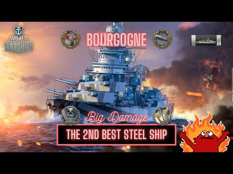 World of Warships - Bourgogne: The 2nd Best Steel Ship