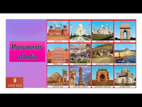 Monuments of India||Kids project on monuments of India||Susri kids||Projects for kids