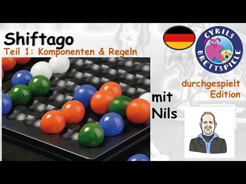 Cyrils Brettspiele - Shiftago (S109E01) - Komponenten & Regeln