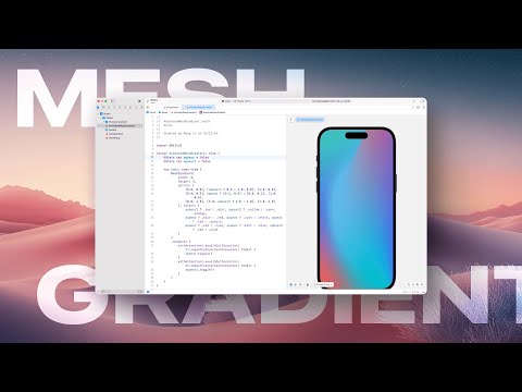 Create an Animated Mesh Gradient in SwiftUI thumbnail