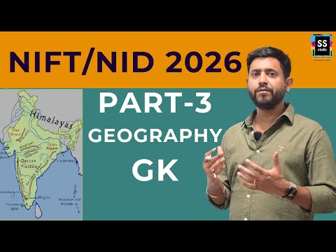 Geography General Knowledge Questions for NIFT NID 2026 I PART - 3