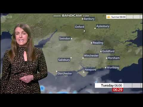 (HD) Alex Osbourne BBC ONE South Today weather January 17th 2023 - 60 fps