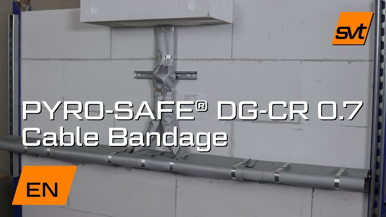 INSTALLATION – PYRO-SAFE® DG-CR 0.7 Cable Bandage