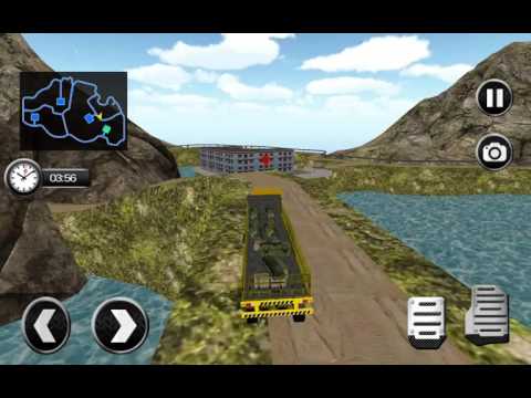 Police Vehicles in Transport Trailer Truck - Off Road Police Truck Transport - E06, Android GamePlay
