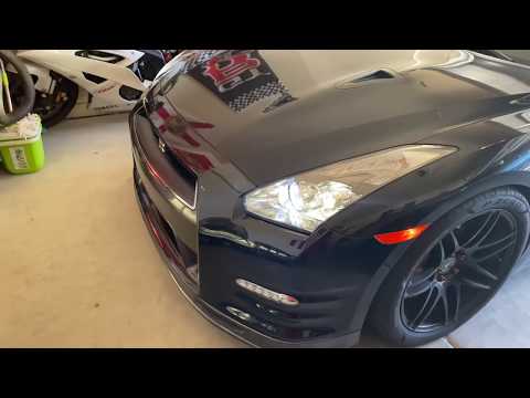 Nissan GT-R titanium exhaust. LOUD!!! Rev9