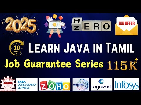 Java full course in Tamil (2025) Java tutorial for beginners in Tamil | java in Tamil