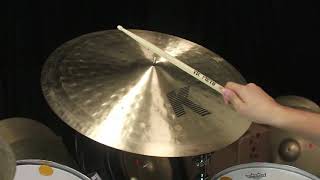 Video thumbnail for Zildjian 24" K Light Ride - 3193g by The Drum Shop - Portland, Maine