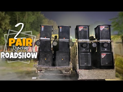 2 Pair Djsetup দিয়ে Roadshow 🔥👌🏻|| Urban Sound ||#vlog @Urbansound26