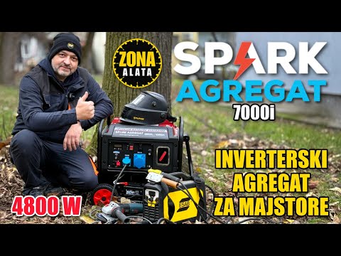 Spark Agregat 7000i Inverterski Agregat pogodan za Zavarivanje