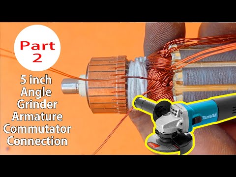 5-Zoll-Winkelschleifer Makita Anker zurückspulen Teil 2 | vollständige Schritt-für-Schritt-Anleit...