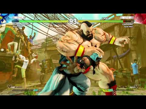 STREET FIGHTER V (BETA) Zangief (me) Vs Rashid