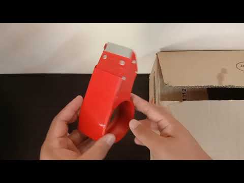How to Use Packing Tape Dispenser | Roller Tape Cutter