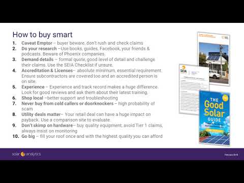 Solar The Good The Bad and The Ugly - March 2019