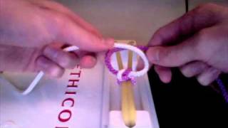 How To Tie Surgical Knots: Two-Handed Knot