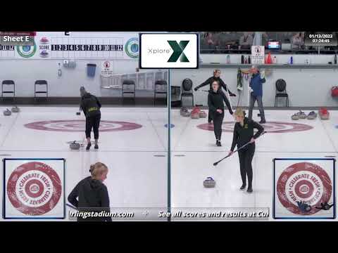 Sadie Tolton vs. Myla Cormier - Draw 6 - Xplore U18 Girls Northern Ontario Provincials