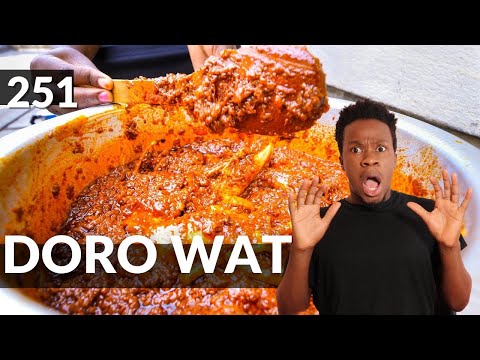 Ethiopia Food x DORO WAT | MUST Eat | Reaction Video + Learn Swahili | Swahilitotheworld