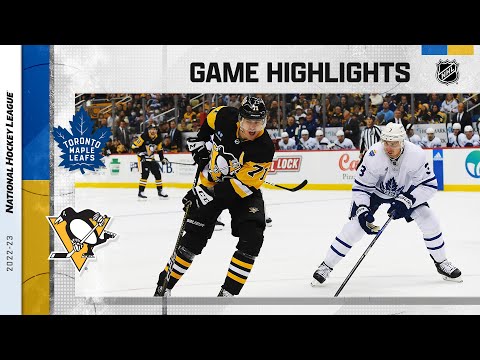 Maple Leafs @ Penguins 11/26 | NHL Highlights 2022