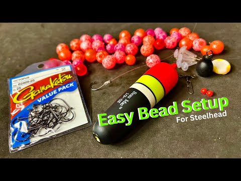 BEGINNERS Winter STEELHEAD Fishing SETUP | Float Fishing With Bobber & Beads