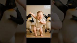 Download lagu bayi joget lucu bareng pinguin. #bayilucu #funny #bayijoget #viralshorts mp3