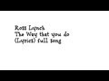 Ross Lynch - The Way That You Do (Lyrics ...