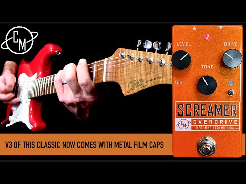 Cusack Music Screamer V3 - Overdrive - Metal Film Capacitors - Orange Sparkle! **FREE SHIPPING!** image 2