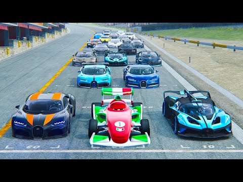 Francesco Bernoulli vs Bugatti Hypercars at Monza GP