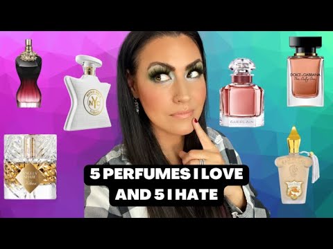5 PERFUMES THAT I LOVE AND 5 THAT I HATE | TAG VIDEO  #perfumetag #perfumecollection #fragrances