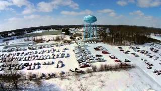 preview picture of video 'Canal Fulton, Ohio Water Tower Flight Feb 15th 2015'