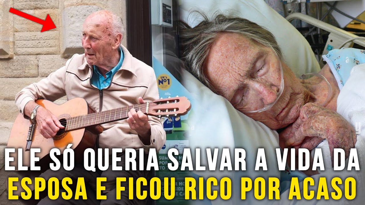 Ele tocava nas ruas pra pagar o tratamento da esposa e ficou rico da noite pro dia