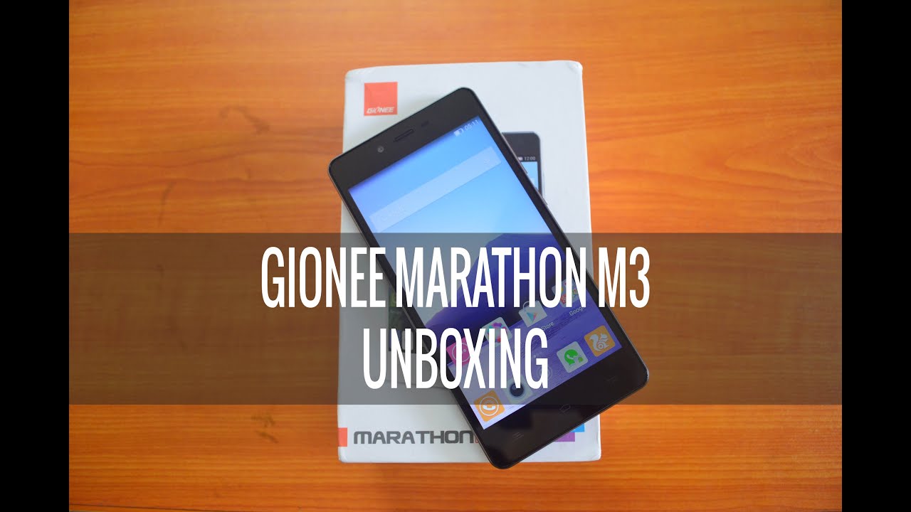 Gionee Marathon M3 Unboxing