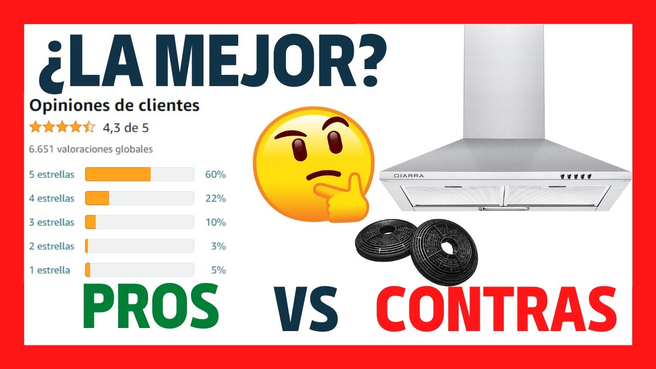 ¿La MEJOR Campana Extractora de Cocina Sin Salida de Humos de Amazon 2022