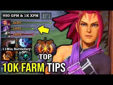 HOW TO GET FAST FURY IN 11MIN LIKE A 9K ANTI MAGE Crazy 1K XPM & 950 GPM Made Enemy into Creep DotA