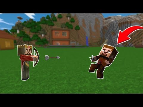 RÜZGAR ARDAYI OK İLE VURUYOR! 😱 - Minecraft