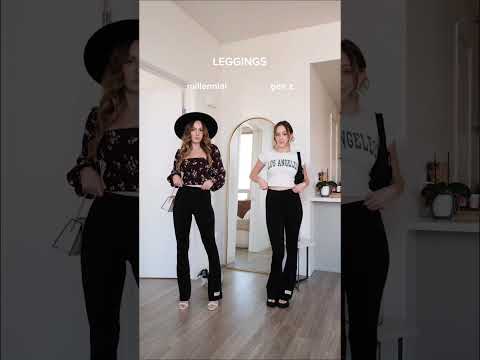 ‼️GEN Z vs. MILLENNIAL STYLE 👀 which one do you like better?? #shorts30