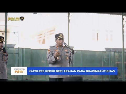 POLRES KEDIRI TEKANKAN PERAN STRATEGIS BHABINKAMTIBMAS