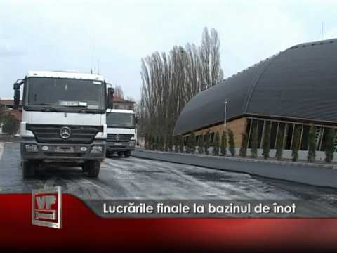 Lucrările finale la bazinul de înot